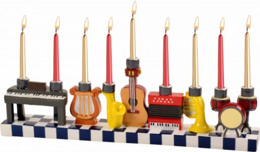 Resin Menorah – Musical Instrument 30602