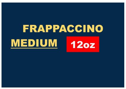 99904 FRAPPACCINO ICE COFFEE MEDIUM 12oz