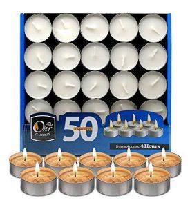 Ner Mitzvah Tealight Candles 50 Pack 28080