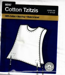 Tzitzis Cotton 22 V-Neck A”Yad Regular tzitzis AKC22AYV1