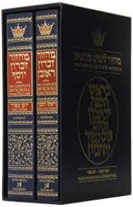 Machzor Hebrew Only Rosh HaShanah/Yom Kippur 2 Vol Set Ashkenaz Eng Instructions
