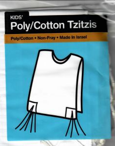 Poly Cotton Tzitzis size 6 V Neck