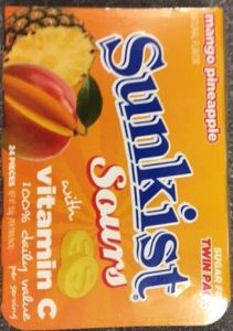 Sunkist sours mango pineapple