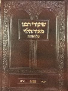 שיעורי ר מאיר הלוי שמות SHIUREI R’ MEIR HALEVY SHEMOS 2