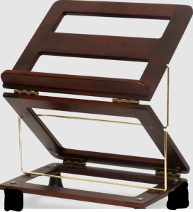 Mahogany Siddur Stand Collapsible Shtender