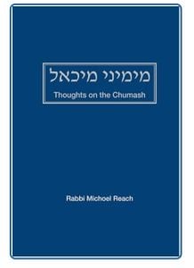 מימיני מיכאל: Thoughts on the Chumash H/C