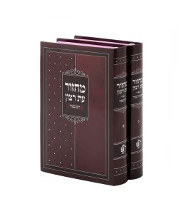 Laminated Machzorim set of 2 – Ashkenaz (pocket size)
