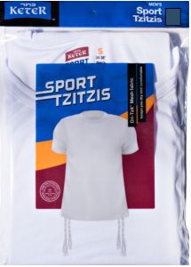 Mens Sport Tzitzis Small