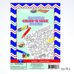 Chanukah COLOR ‘N STICK Stickers