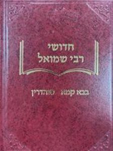 Chidushei Rabi Shmuel Baba Kama חידושי רבי שמואל -בבא קמא- סנהדרין