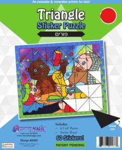 Purim Triangle Stickers Puzzle