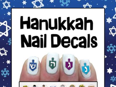 Chanukah Nail Decals