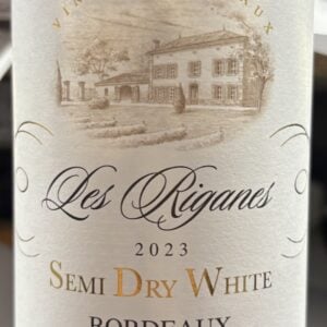 Herzog Les Riganes-Chateleufe Semi Dry White Bordeaux