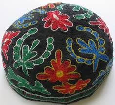 222993 Bukharian KippaH Assorted colors sizes