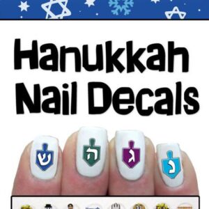 Chanukah Nail Decals