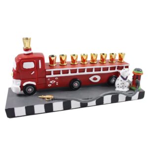 Fire Engine Menorah
