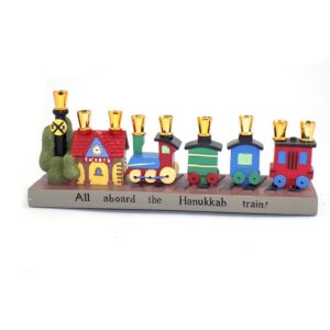 Train and Ticket Office Menorah