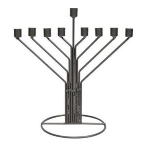 Tin Silver Rambam Menorah