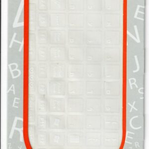 Keyboard Stickers White