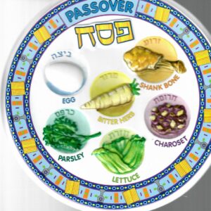 Seder Plate plastic disposable