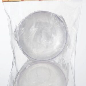 Round Acrylic Seder Plate Liners - Set of 6