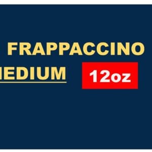 99904 FRAPPACCINO ICE COFFEE MEDIUM 12oz