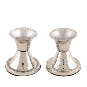HAMMERED NICKEL CANDLESTICKS