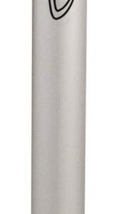 Mezuzah-Aluminum Semi- Round Matte Silver