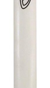 Mezuzah Aluminum Semi- Round 10cm-White