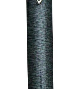 Aluminum Mezuzah 3D Metallic Blue Striped Design