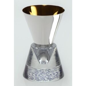 Kiddush Cup SP On Crystal Base