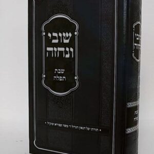 שובי ונחזה - שבת תפלה SHUVI VENICHZEH SHABBOS TEFILLAH