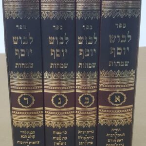 לבוש יוסף שמחות ד׳כ LEVUSH YOSEF