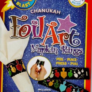 CHANUKAH FOIL ART NAPKIN RINGS
