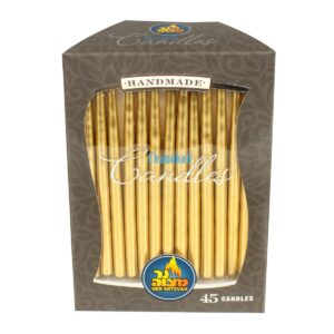 Chanukah Gold Candles