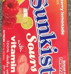 Sunkist sours raspberry lemonade