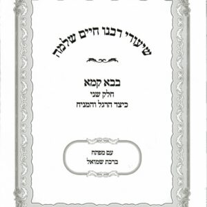 שיעורי רבינו חיים שלימה ב׳ קמא ב Shiurei Rabeinu Chaim Shlomo Baba Kama 2