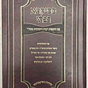 פסיקתא רבתי PESIKTA RABASI 2 vol