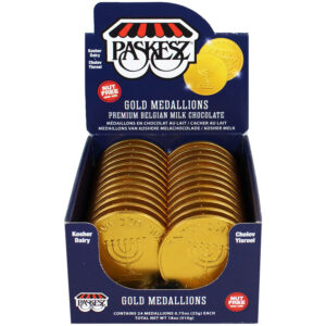 MILK GOLD CHOCOLATE MEDALLIONS