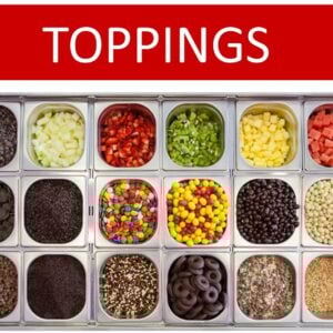 9999H ice cream topping coffee