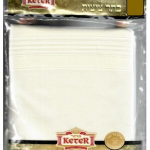 TZITZIS WOOL 22 ROUND NECK WHITE/WHITE NO STRINGS