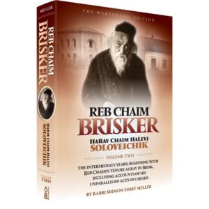 Reb Chaim Brisker volume 2