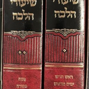 שיעורי הלכה על מועדים ב כרכים Shiurei Halacha Al Moadim 2 Vol