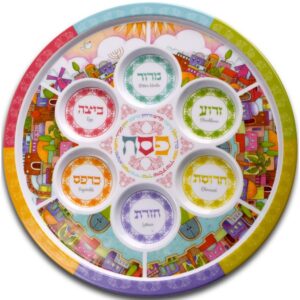 Melamine Seder Plate 12 Inch Plastic