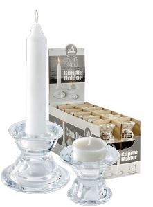 Glass Candle Holder 2 In 1