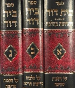 בית דוד שחיטה, טריפות הריאה, טריפות - ג"כ BEIS DOVID 3 Vol