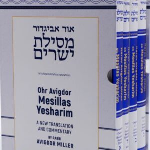 Ohr Avigdor Mesillas Yesharim By Rabbi Avigdor Miller Set of 4 volumes