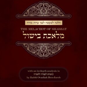 The Melachot of Shabbat Melechet Bishul