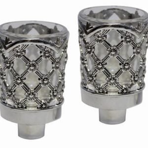 Candle Holders silver plated 2 ea