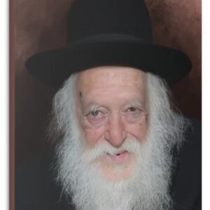 Canvas Rav Chaim Kanievsky 24 x 30